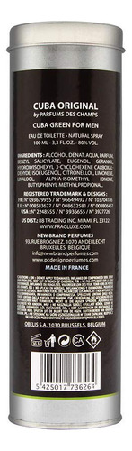 Perfume Cuba Green Eau De Toilette 100ml Para Homens - Imagem 2