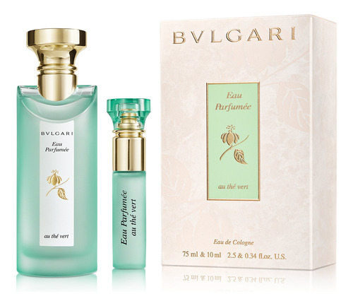 Perfume Bvlgari Eau Parfumee Au The Vert 75ml + 10ml Para Mulheres