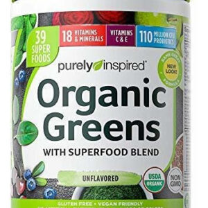 Mistura De Smoothie De Verduras Em Pó Puramente Inspirada Em