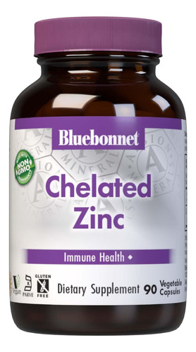Suplemento Bluebonnet Nutrition Albion Quelated Zinc 30mg