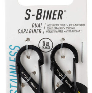 Nite Ize Size1 Sbiner Dual Mosquetão Aço Inoxidável Preto