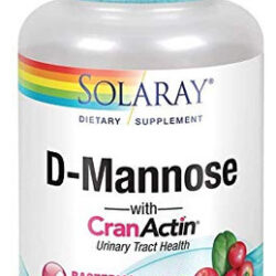 Suplemento Solaray D-manose Com Cranactin 120 Vcaps (x2)