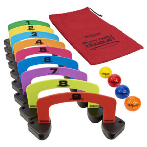 Jogo Putt-thru Croquet Putt-thru Gosports Com 9 Portões E 4