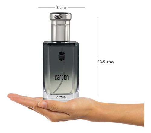 Perfume Ajmal Carbon Edp Para Homens 100ml - Imagem 3
