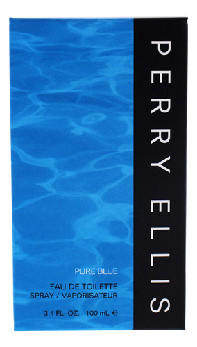 Perfume Perry Ellis Pure Blue Para Homens Edt Spray 100ml - Imagem 5