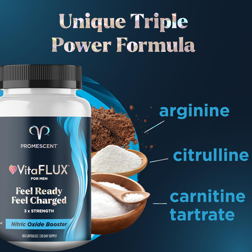 Suplemento Vitaflux Triple Power Óxido Nítrico 180 Cápsulas - Imagem 2