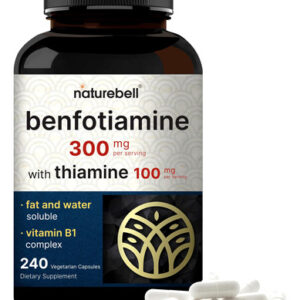 Suplemento Naturebell Benfotiamina 300 Mg Com Tiamina 100 Mg