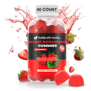 Gomas De Monohidrato De Creatina Purelife Nutra 90 Unidades