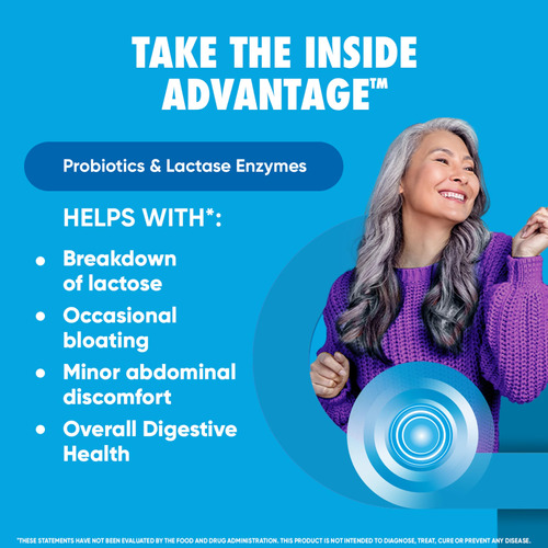 Suplemento Digestive Advantage Lactose Support 96 Comprimido - Imagem 3