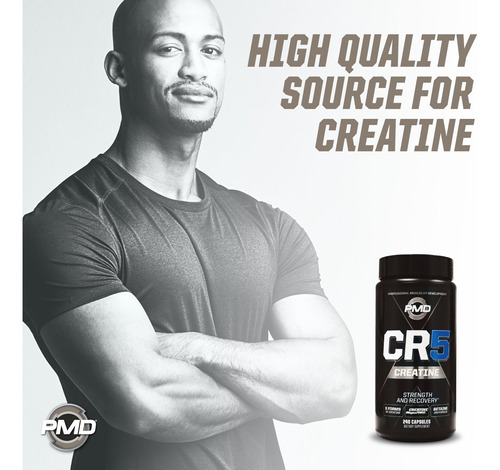 Suplemento De Creatina Pmd Cr5 Com Betaína Anidra 300ml - Imagem 6