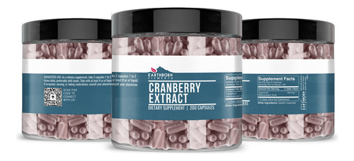 Suplemento Dietético Earthborn Elements Cranberry Extract 20 - Imagem 2