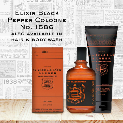 Cologne C.o. Bigelow Elixir Black Pepper No. 1586 Para Homen - Imagem 6