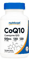 Suplemento Nutricost Coq10 Softgels 100mg 120 Porções - Imagem 2