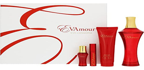 Conjunto De Presente Perfume Eva Longoria Evamour Para Mulhe