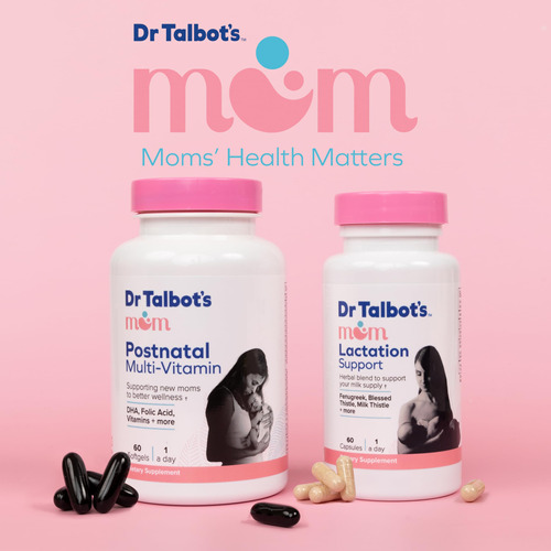Multivitamínico Pós-parto Dr. Talbot's Mom Com 60 Cápsulas G - Imagem 6