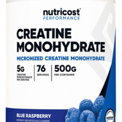 Suplemento Nutricost Creatina Monohidratada Em Pó 500g Blue