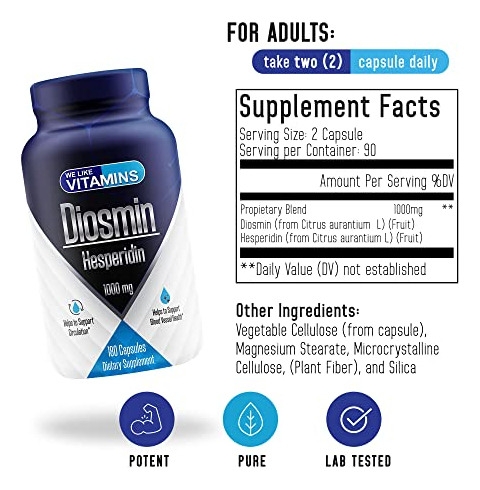 Suplemento Que Gostamos: Vitaminas, Diosmina, Hesperidina, - Imagem 8