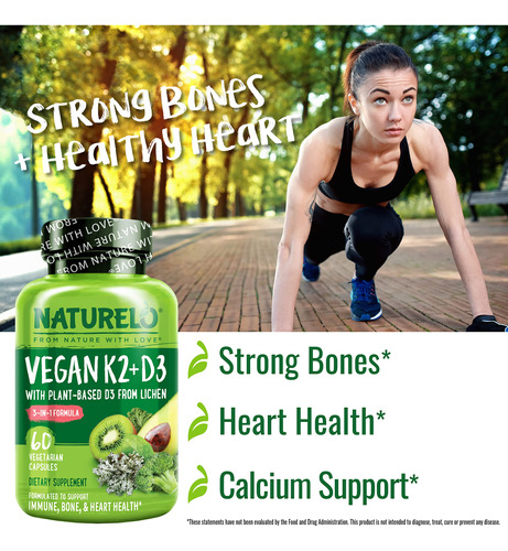 Suplemento Do Sistema Imunitário Naturelo Vegan K2+d3 60 - Imagem 6