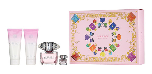 Conjunto De 4 Peças Versace Bright Crystal Para Mulheres, Fr - Imagem 3