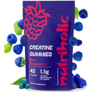 Gomas De Creatina Monohidratada Nutriholic Blue Raspberry 45