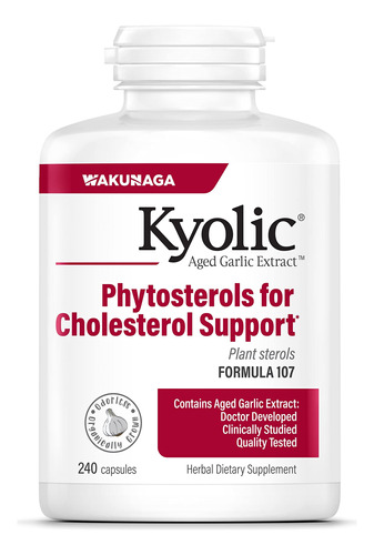Suplemento Kyolic Aged Alho Extract Formula 107 240 Cápsulas