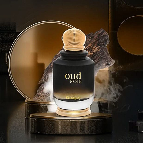 Perfume Khadlaj Oud Noir Eau De Parfum 100ml Spray Unisex - Imagem 8