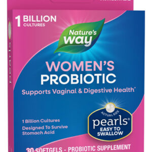 Suplemento Nature's Way Probiotic Pearls Para Mulheres Com 3