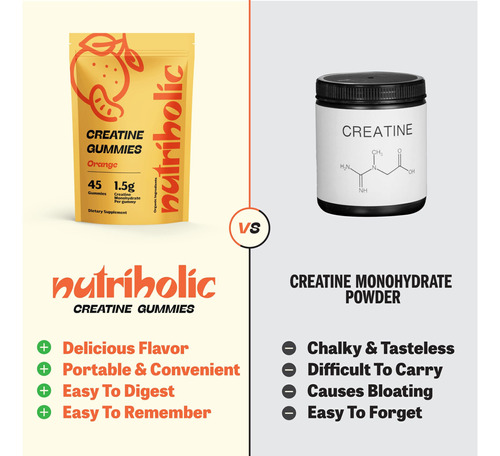 Gomas De Creatina Monohidratada Com Sabor Nutriólico De Lara - Imagem 3