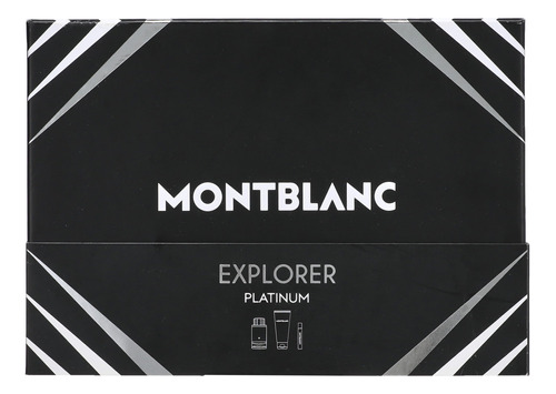 Gift Set Mont Blanc Explorer Platinum Eau De Parfum 100ml - Imagem 2