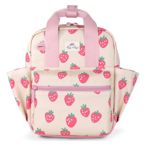 Mochila Infantil Itzy Ritzy Strawberry Com Alças Ajustáveis
