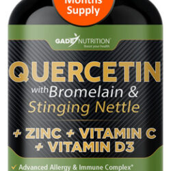 Suplemento Gade Nutrition Quercetina 500 Mg Com Vitamina C,