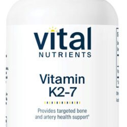 Suplemento Vital Nutrients K2-7 60 Cápsulas Vegetarianas