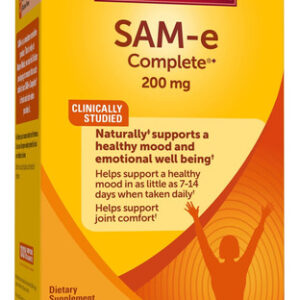 Suplemento Sam-e Feito Na Natureza De 200 Mg Completo Com 60