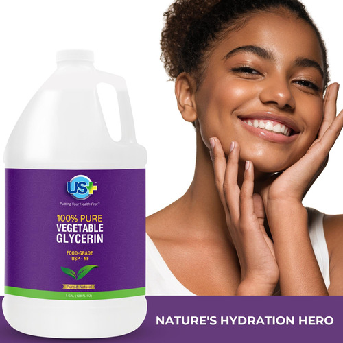 Glicerina Vegetal Us+ 100% Pura De Grau Farmacêutico E Alime - Imagem 4