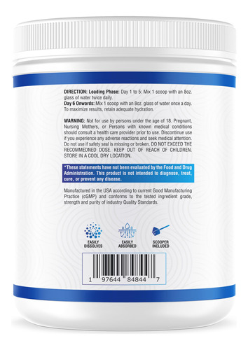 Suplemento Nutrascience Creatina Monohidratada Em Pó 300g - Imagem 3