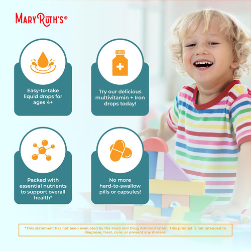 Multivitamínico E Multimineral Com Ferro Para Crianças Maryr - Imagem 4