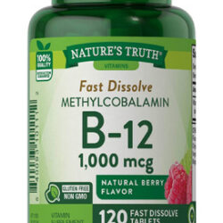 Comprimidos Sublinguais De Vitamina B12 Nature's Truth 1000m
