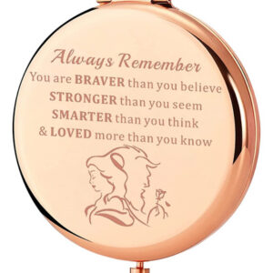 Espelho De Bolso Keychin Beauty Fairy Movie Princess Belle