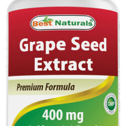 Suplemento Best Naturals Extrato De Semente De Uva 400 Mg 12