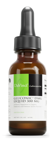 Suplemento Davinci Labs Gluconic Dmg Liquid 300mg 60ml