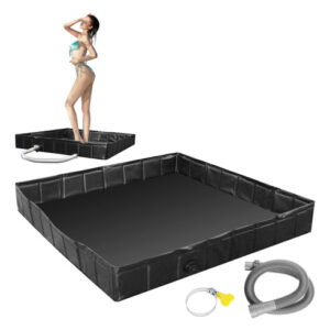 Panela De Chuveiro Portátil Sn·xy Dobrável 41x41x13cm Pvc