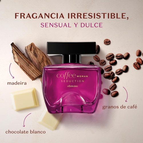 Perfume O Boticário Coffee Woman Seduction Eau De Toilette 1 - Imagem 2