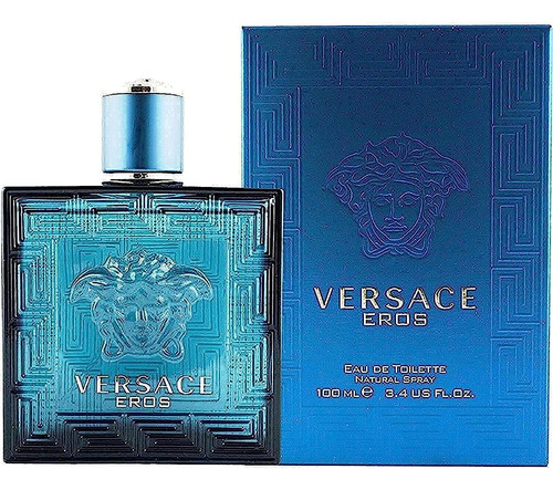 Perfume Versace Eros Eau De Toilette 100ml Para Homens - Imagem 3