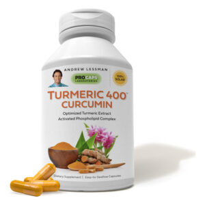 Suplemento Andrew Lessman Turmeric 400 - 60 Cápsulas