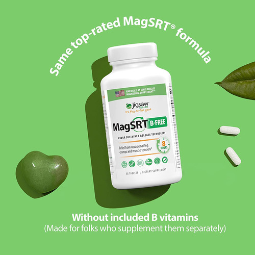 Suplemento De Magnésio Jigsaw Health Mag Srt 500 Mg 60 Compr - Imagem 4