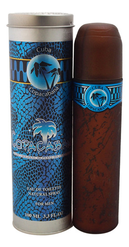 Cuba Brazil Copacabana By Cuba Para Homens - Spray Edt De 3,