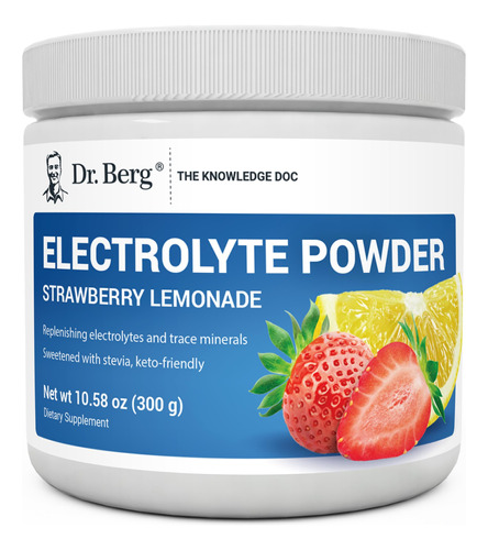 Eletrólito Em Pó Dr. Berg Hydration Keto Com 1l De Potássio