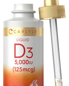 Suplemento De Vitamina D3 Líquida 5000 Ui (125 Mcg) Carlyle
