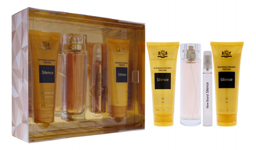 Conjunto De Presentes Perfume New Brand Prestige Silence 100 - Imagem 3
