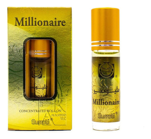 Óleo De Perfume Roll-on Millionaire 6ml Para Homens E Mulheres - Imagem 4